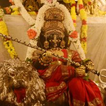 Todays Udupi Shri Krishna Alankara - Mahishamardini Alankara